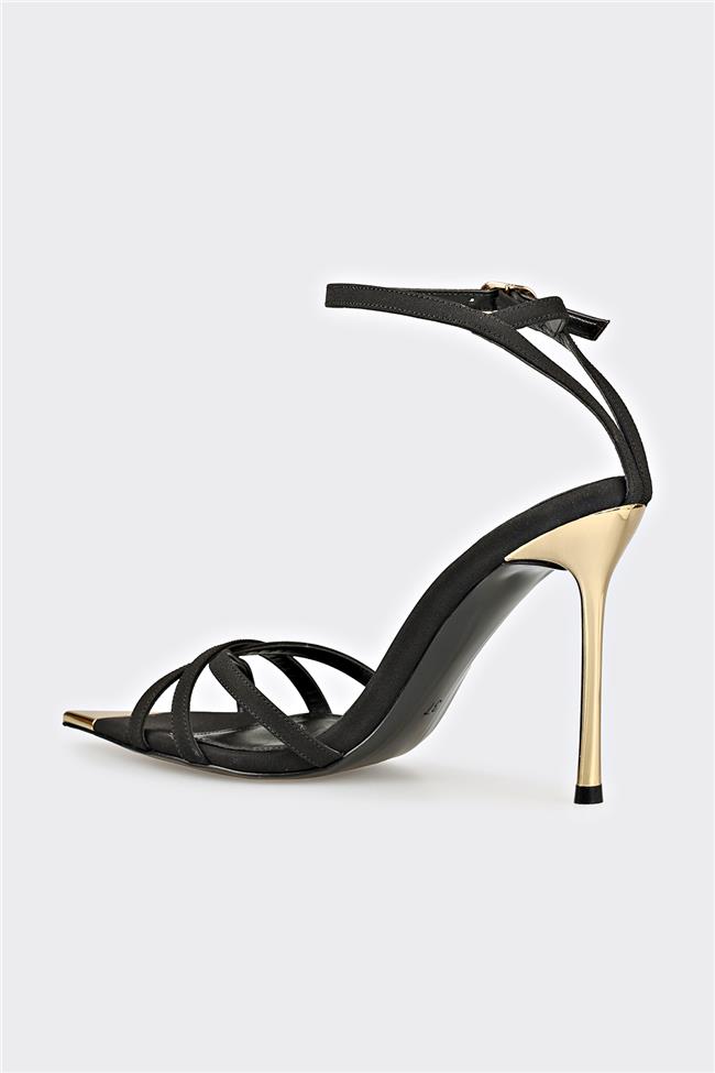 Siyah Kadın Topuklu Ayakkabı