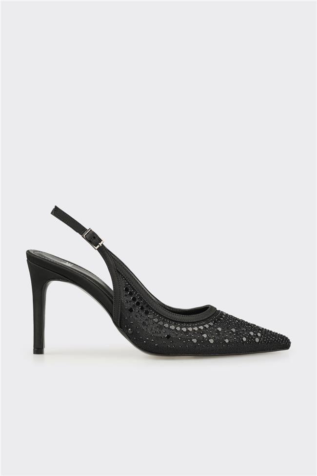 Siyah Kadın Topuklu Ayakkabı