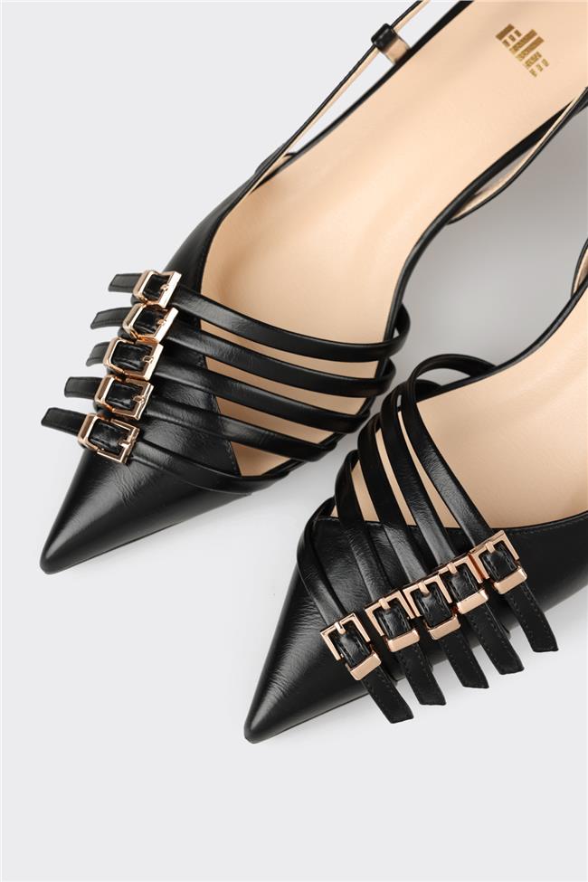 Siyah Kadın Topuklu Ayakkabı