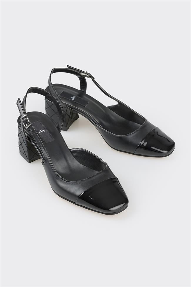 Siyah Kadın Topuklu Ayakkabı