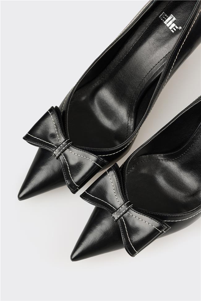 Siyah Kadın Yüksek Topuk Ayakkabı