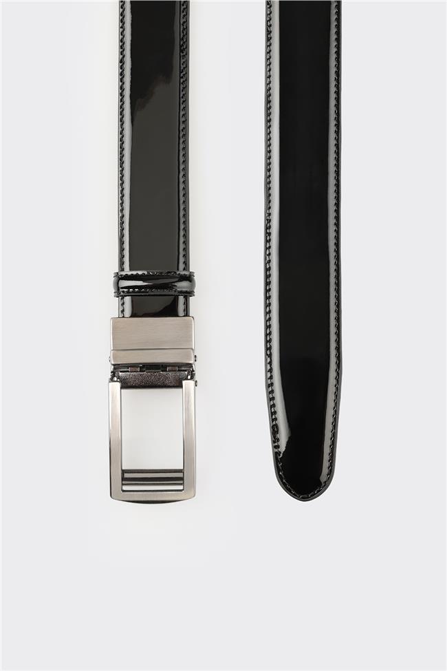 Siyah Deri Erkek Kemer