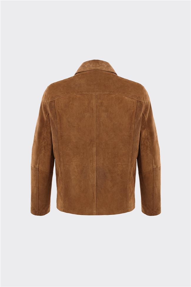 Taba Deri Erkek Ceket