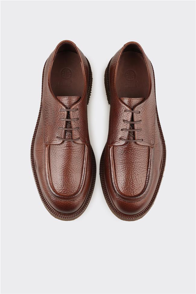 Taba Deri Erkek Günlük Ayakkabı