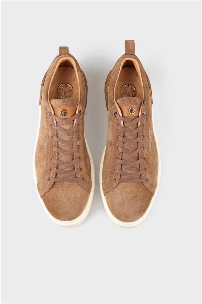 Taba Deri Erkek Günlük Ayakkabı