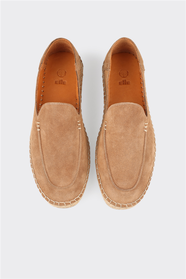 Taba Deri Erkek Günlük Ayakkabı