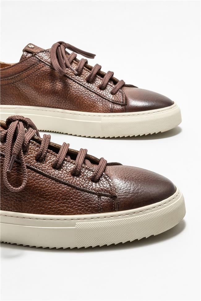 Taba Deri Erkek Günlük Ayakkabı