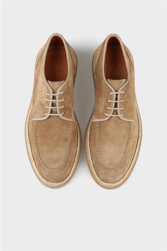 Taba Deri Erkek Günlük Ayakkabı