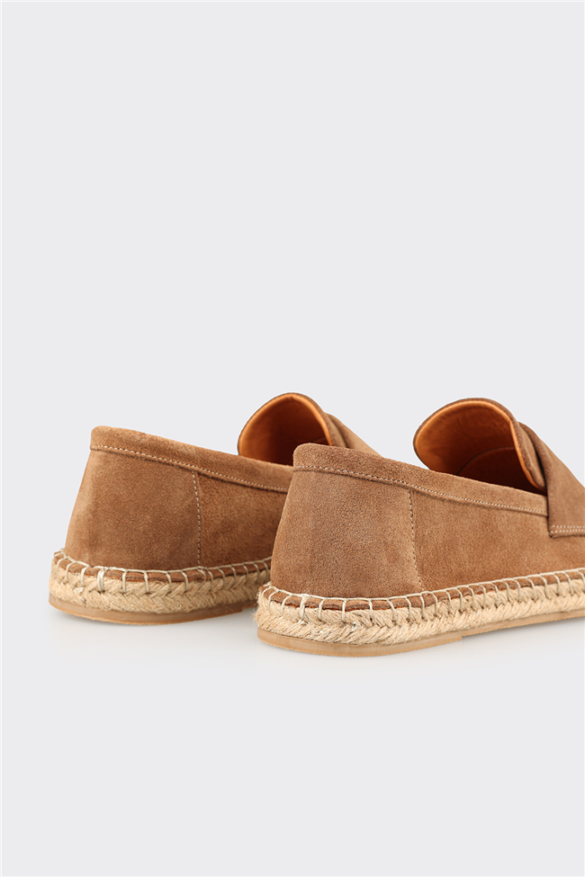 Taba Deri Erkek Günlük Ayakkabı