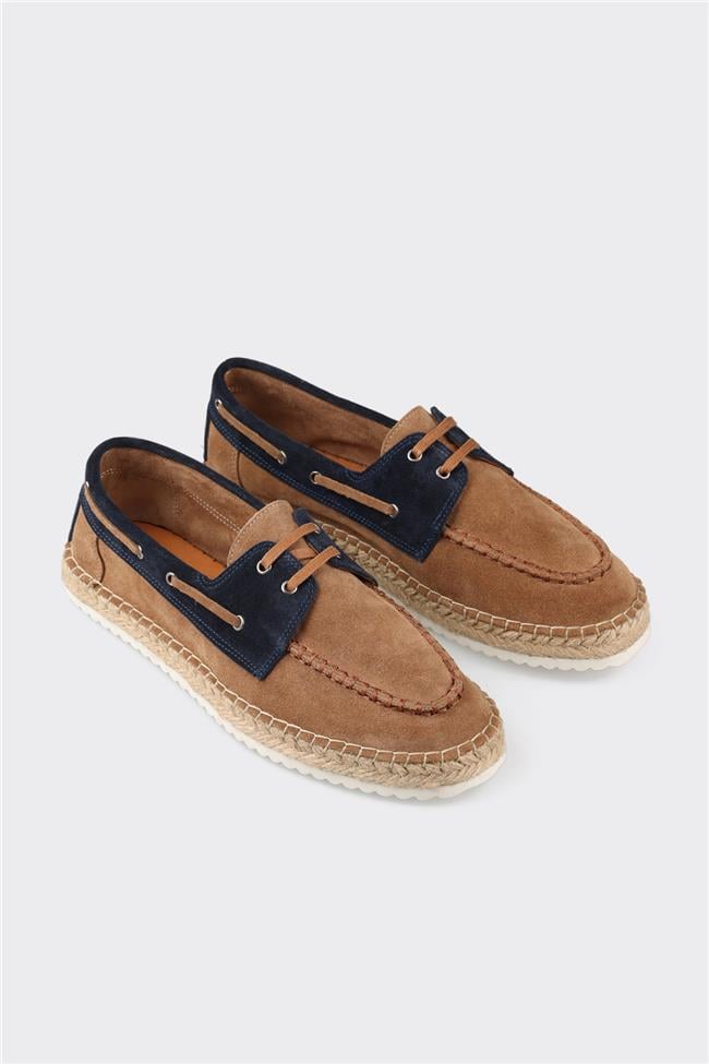 Taba Deri Erkek Günlük Ayakkabı