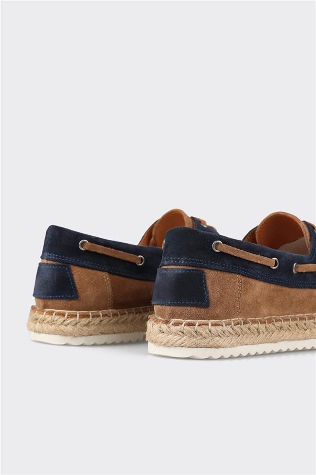 Taba Deri Erkek Günlük Ayakkabı