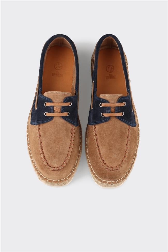 Taba Deri Erkek Günlük Ayakkabı