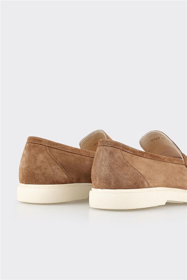 Taba Deri Erkek Günlük Ayakkabı