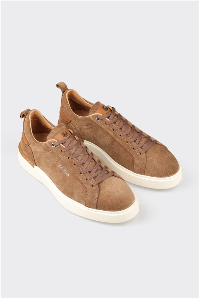 Taba Deri Erkek Günlük Ayakkabı