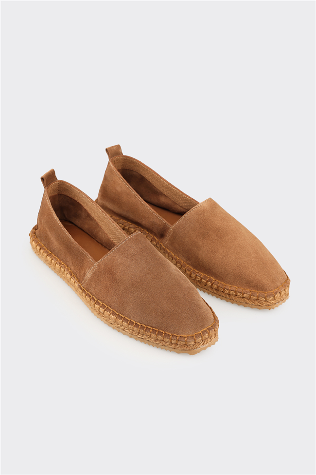 Taba Deri Erkek Günlük Ayakkabı