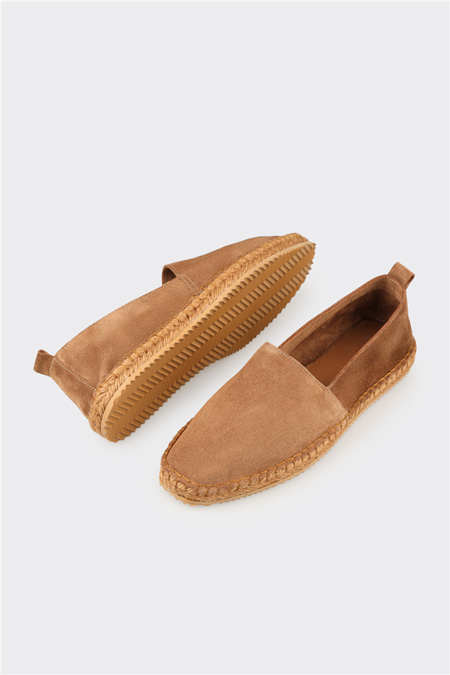 Taba Deri Erkek Günlük Ayakkabı