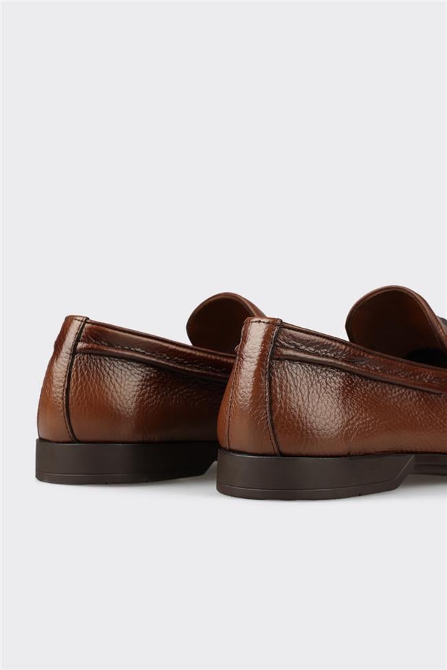 Taba Deri Erkek Günlük Ayakkabı