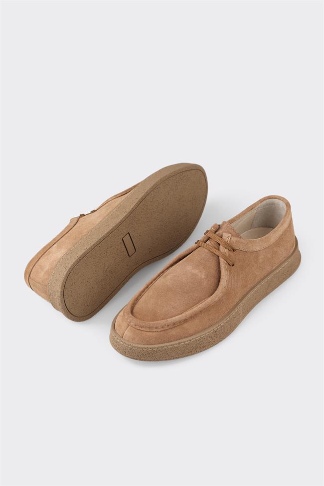 Taba Deri Erkek Spor Ayakkabı