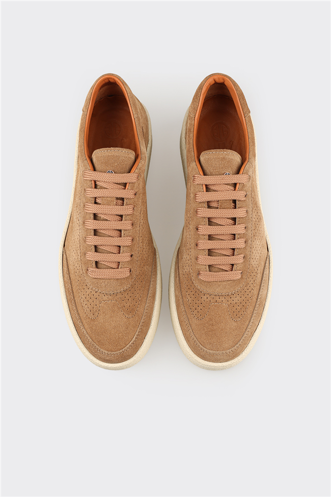 Taba Deri Erkek Spor Ayakkabı