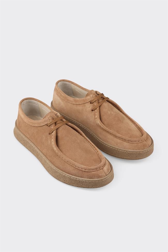 Taba Deri Erkek Spor Ayakkabı