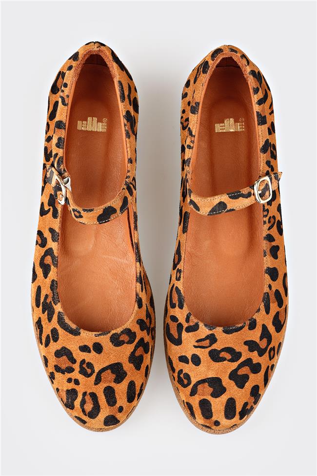 Taba Deri Kadın Babet