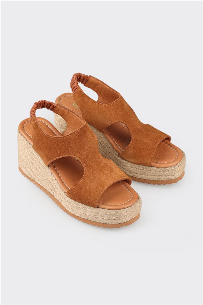 Taba Deri Kadın Espadril