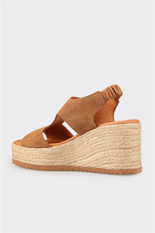 Taba Deri Kadın Espadril