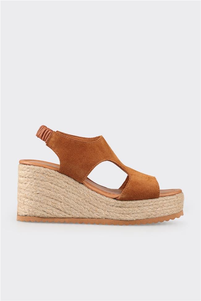 Taba Deri Kadın Espadril