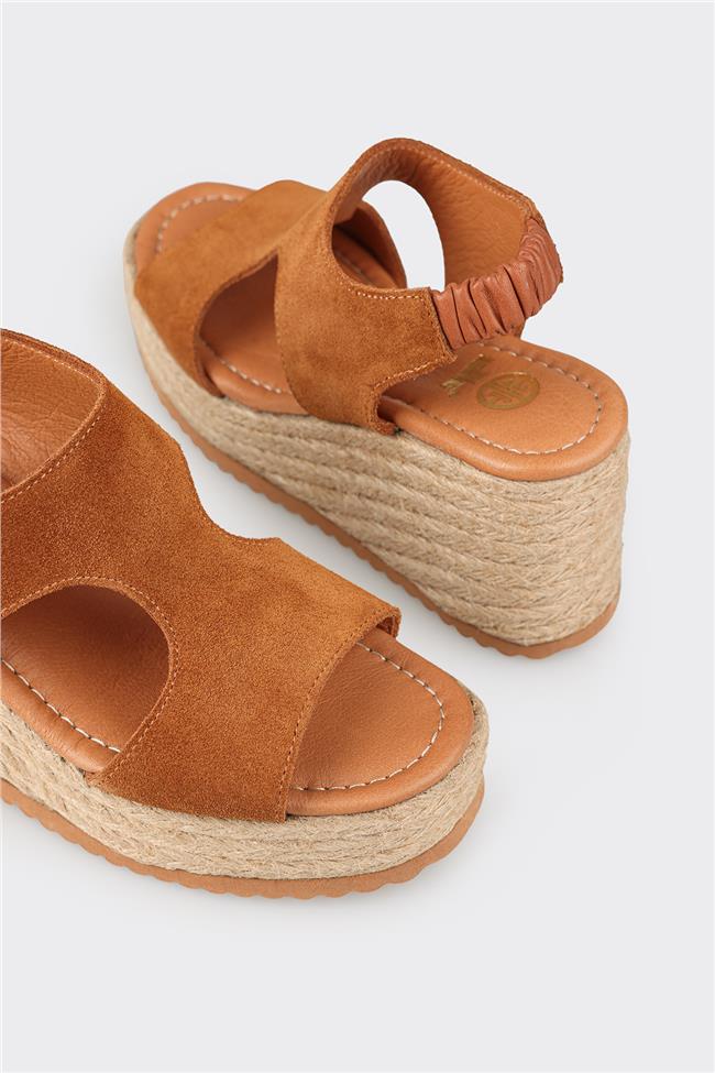 Taba Deri Kadın Espadril