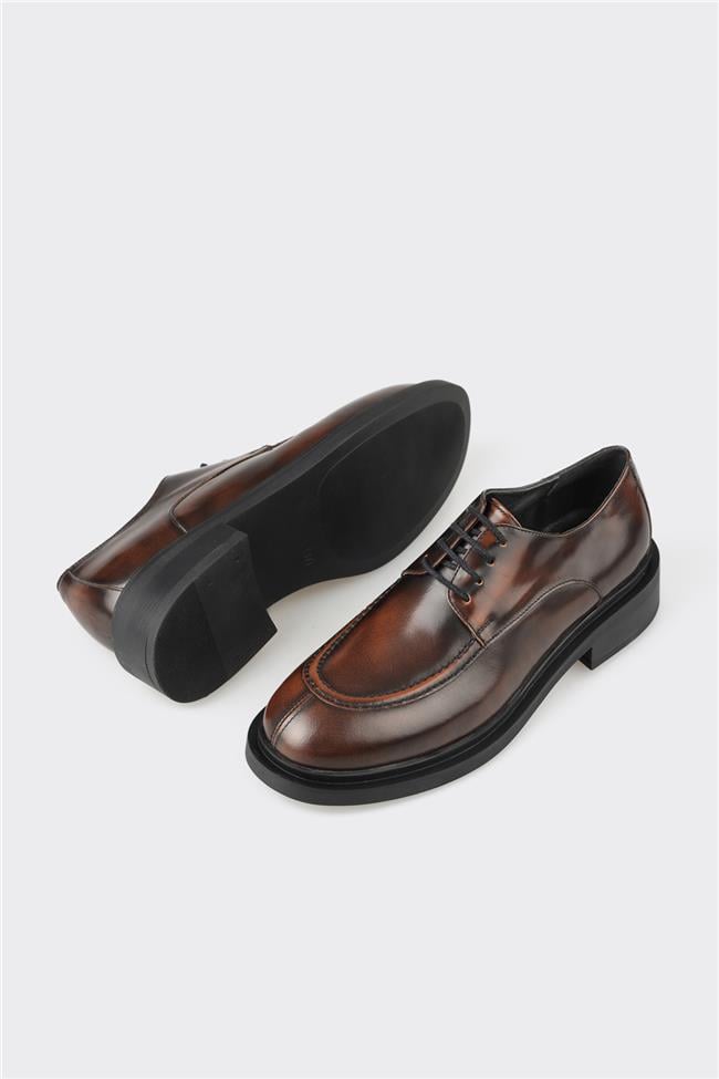 Taba Deri Kadın Günlük Ayakkabı