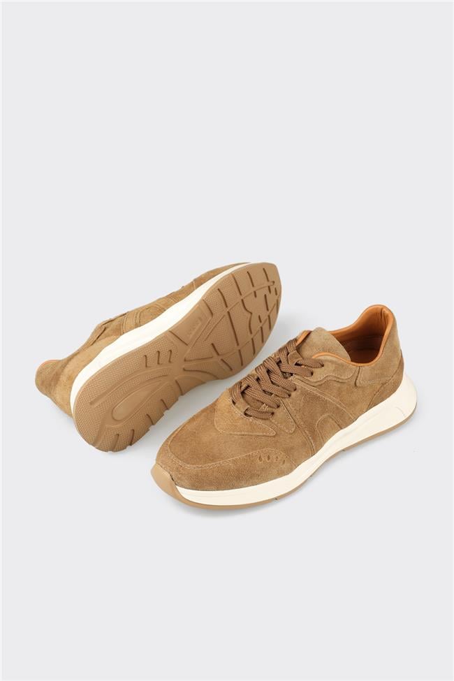 Taba Deri Kadın Günlük Ayakkabı