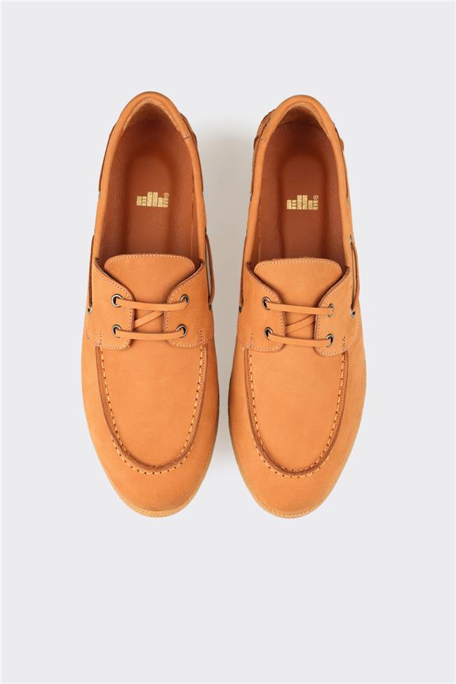 Taba Deri Kadın Günlük Ayakkabı