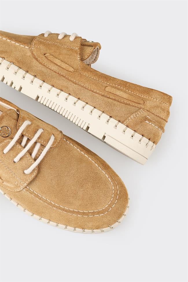 Taba Deri Kadın Günlük Ayakkabı