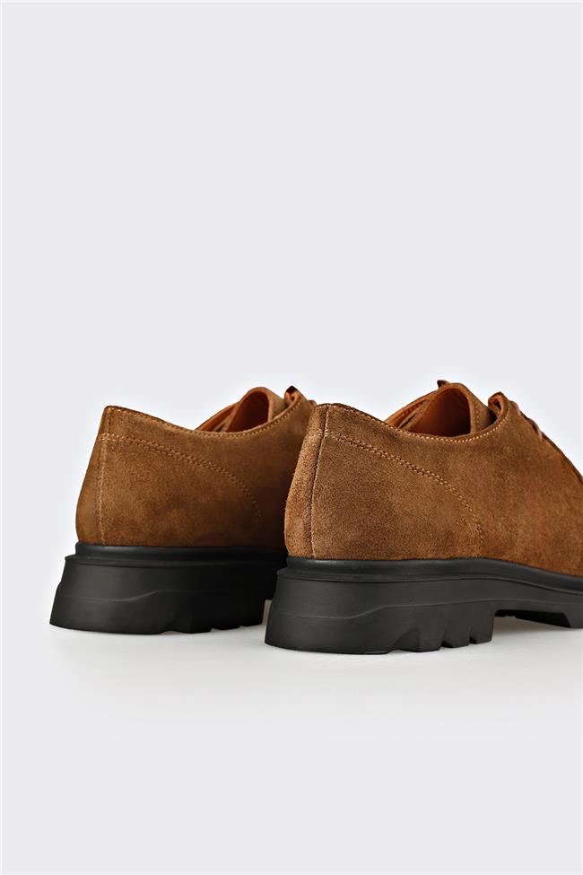 Taba Deri Kadın Günlük Ayakkabı