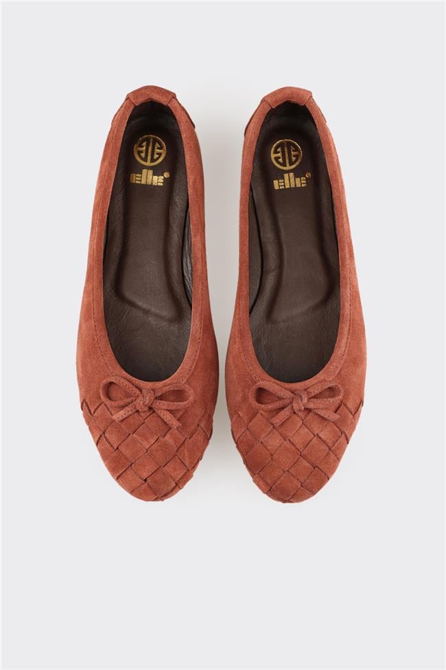 Taba Deri Kadın Günlük Ayakkabı