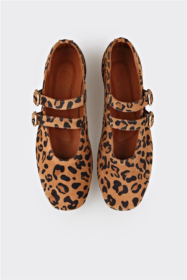 Taba Deri Kadın Günlük Ayakkabı