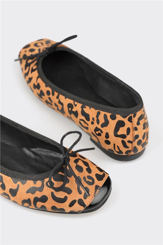 Taba Deri Kadın Günlük Ayakkabı