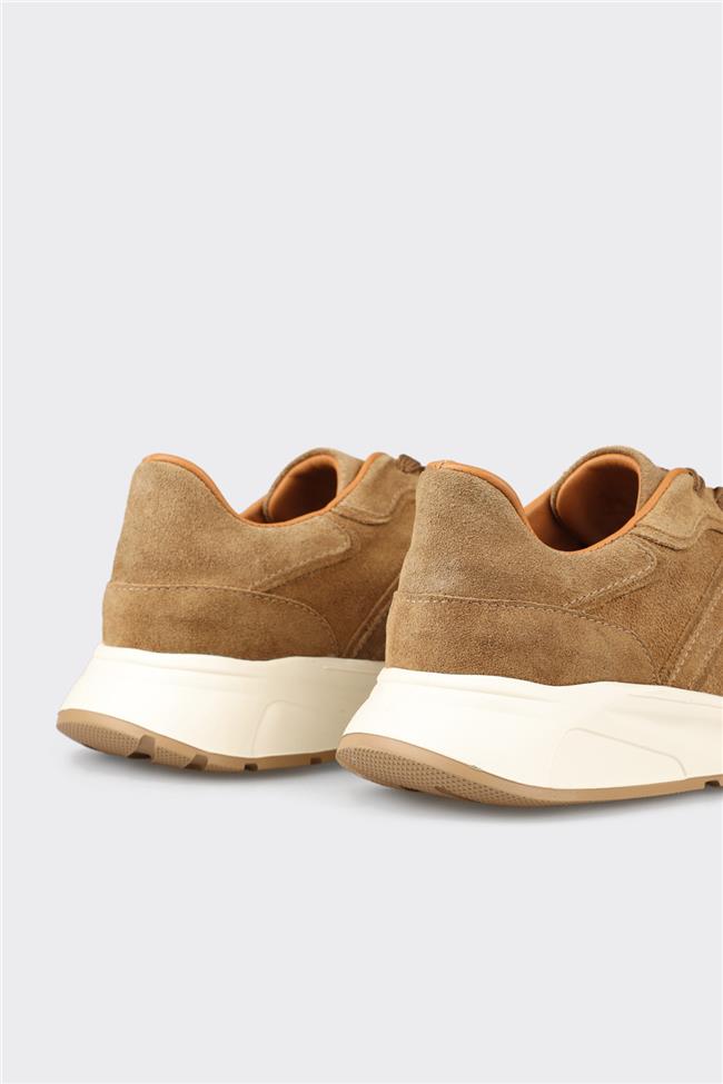 Taba Deri Kadın Günlük Ayakkabı