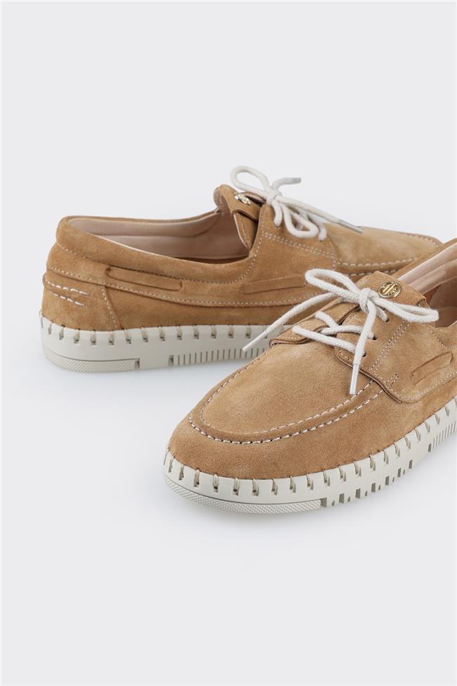 Taba Deri Kadın Günlük Ayakkabı