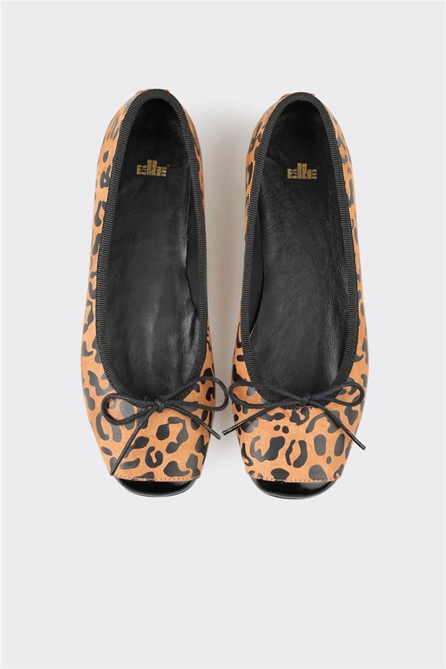 Taba Deri Kadın Günlük Ayakkabı