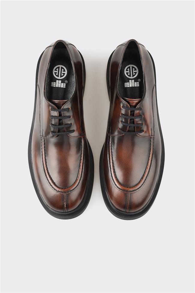 Taba Deri Kadın Günlük Ayakkabı