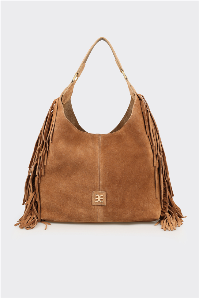 Taba Deri Kadın Omuz Çantası