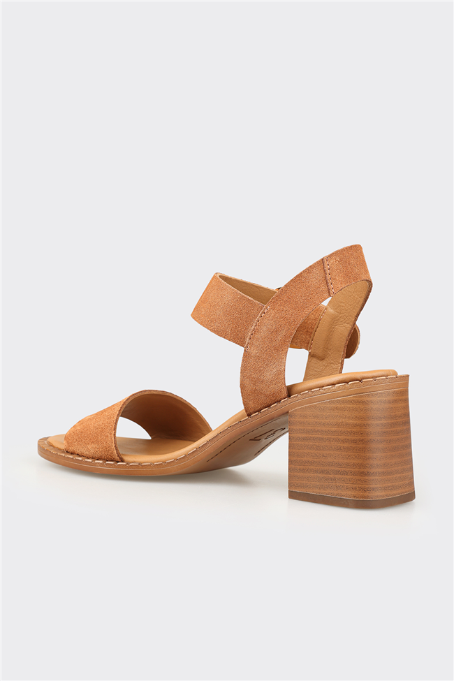 Taba Deri Kadın Sandalet