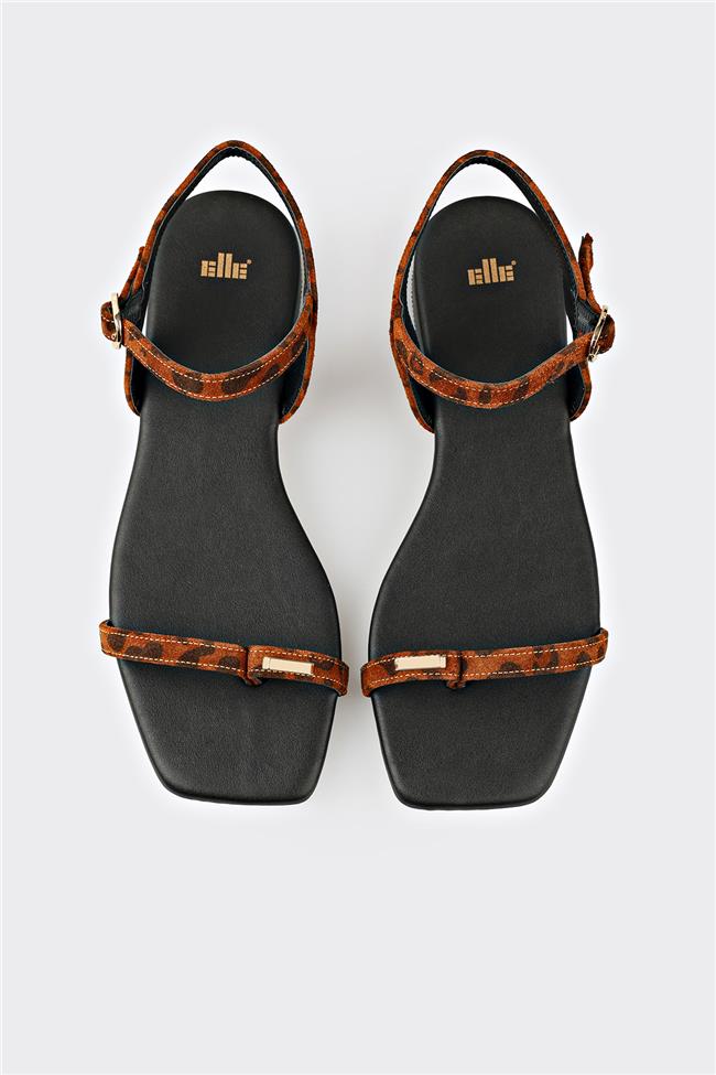 Taba Deri Kadın Sandalet