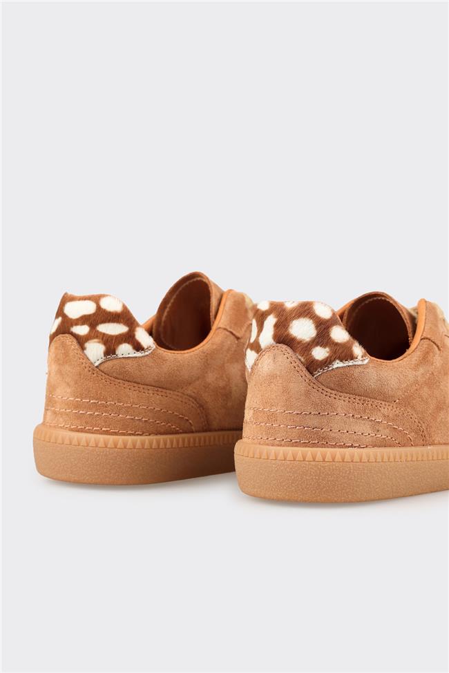 Taba Deri Kadın Spor Ayakkabı