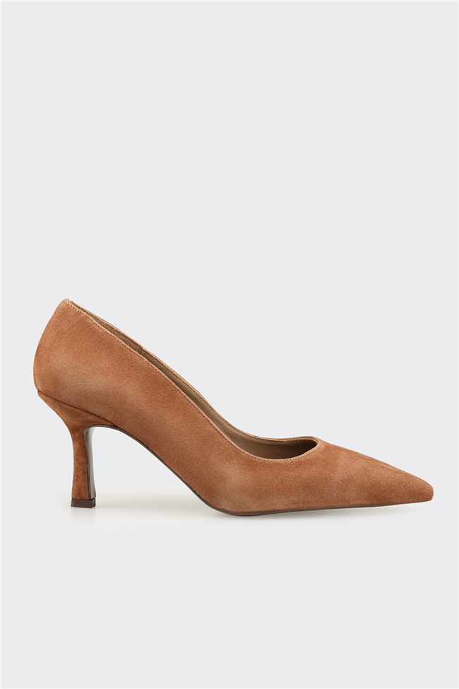 Taba Deri Kadın Stiletto