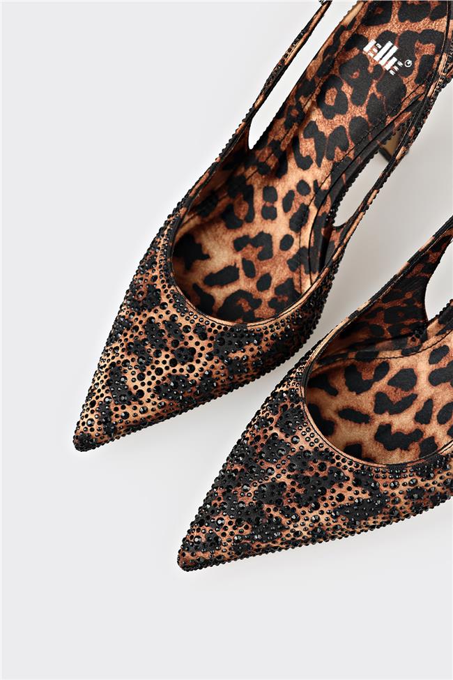 Taba Kadın Topuklu Ayakkabı