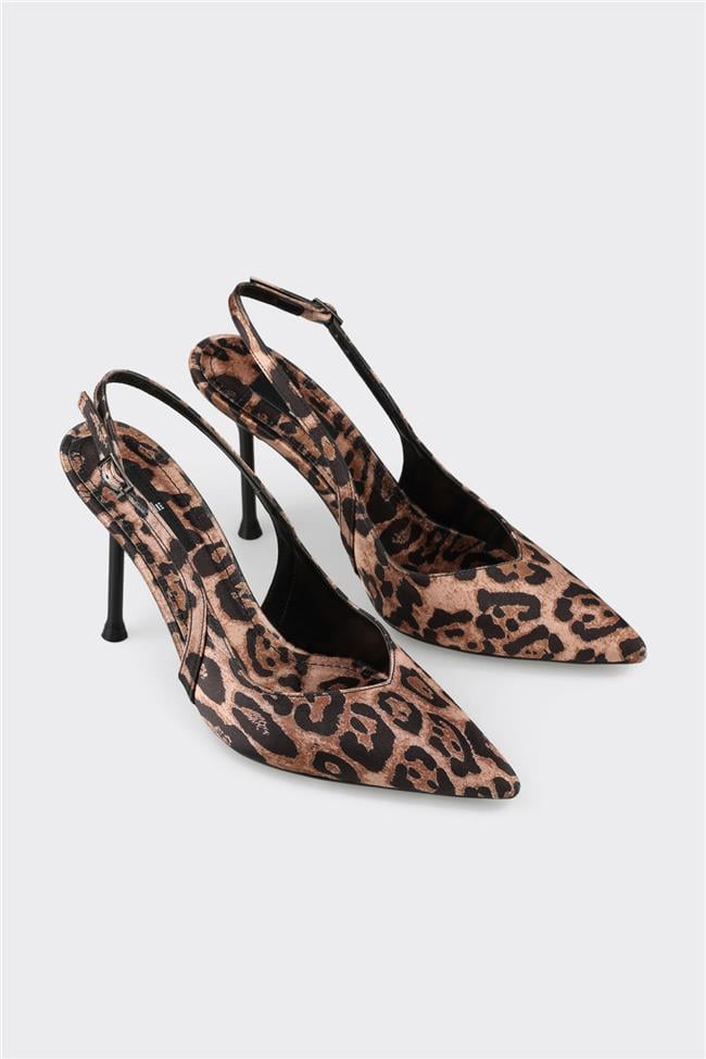 Taba Kadın Topuklu Ayakkabı