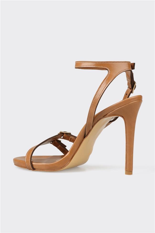 Taba Kadın Topuklu Sandalet