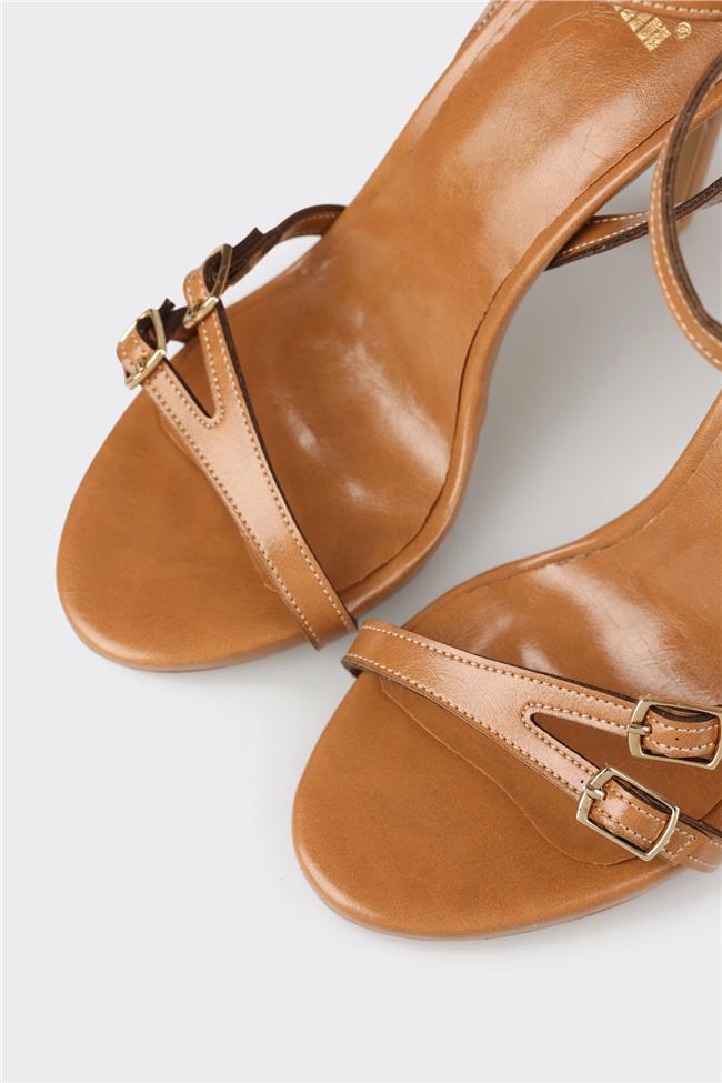 Taba Kadın Topuklu Sandalet